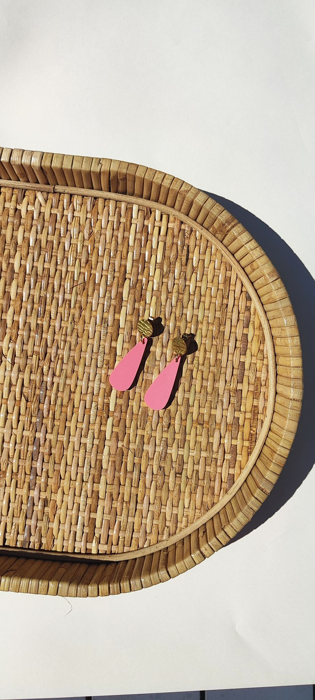 Boucles d'oreille Emilie - Rose