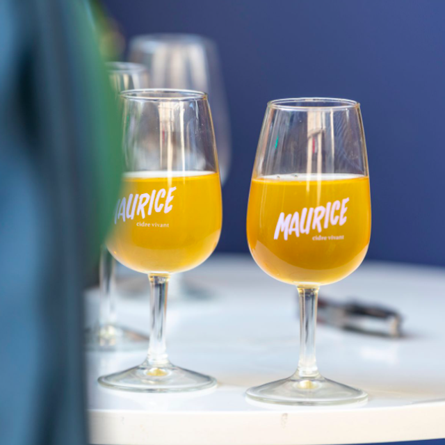 Verre de dégustation sérigraphié