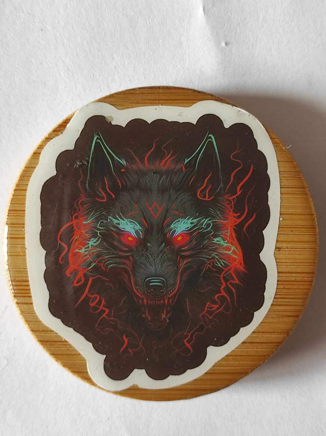 Décapsuleur Loup magnétique frigo