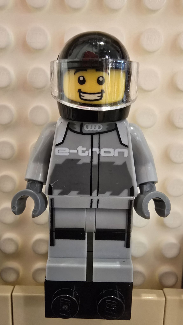 LEGO sc113 Audi S1 E-Tron Quattro Fahrer Minifigur