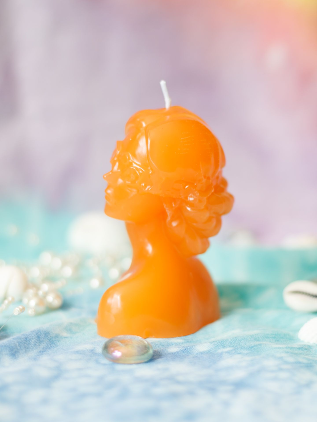 Bougie Thalie ❧ Orange