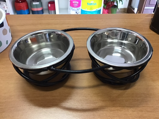 Ciotola duo in alluminio Cane/Gatto