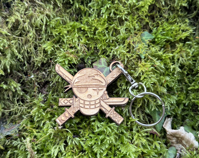 One Piece - porte clé Zoro (recto-verso)