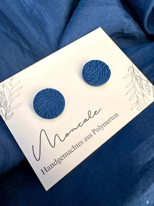 Summer - Blaue Fliesen Ohrstecker #05