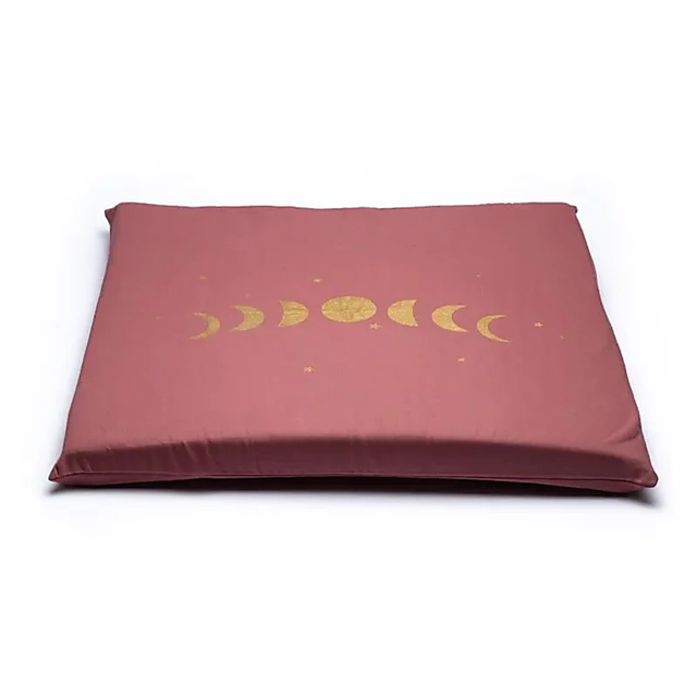 Housse phases de lune dorées pour tapis de méditation