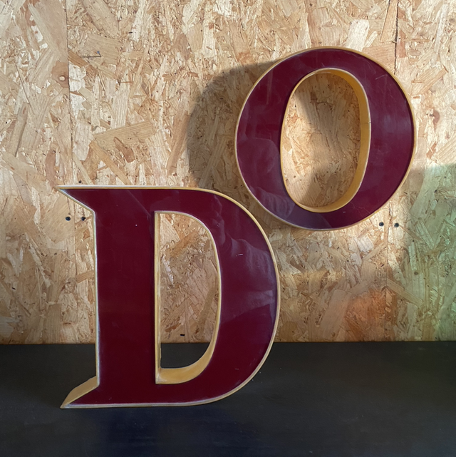 Lettres en plastique