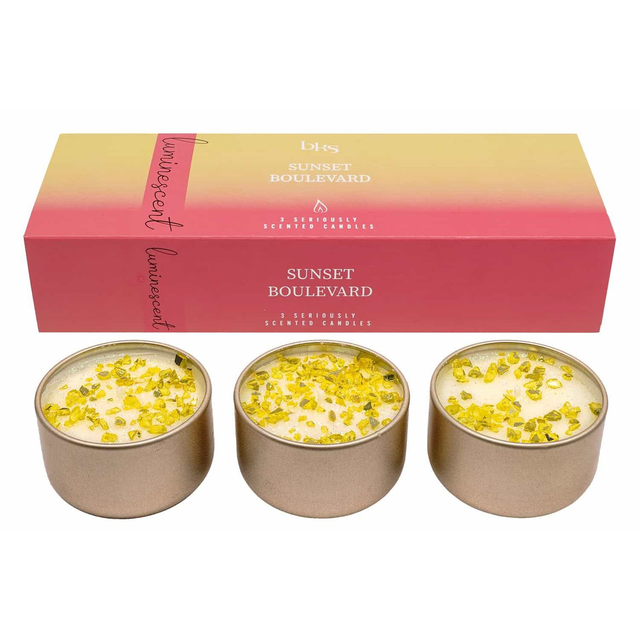 Luminescent Three Lites - Sunset Boulevard - Candle Gift set