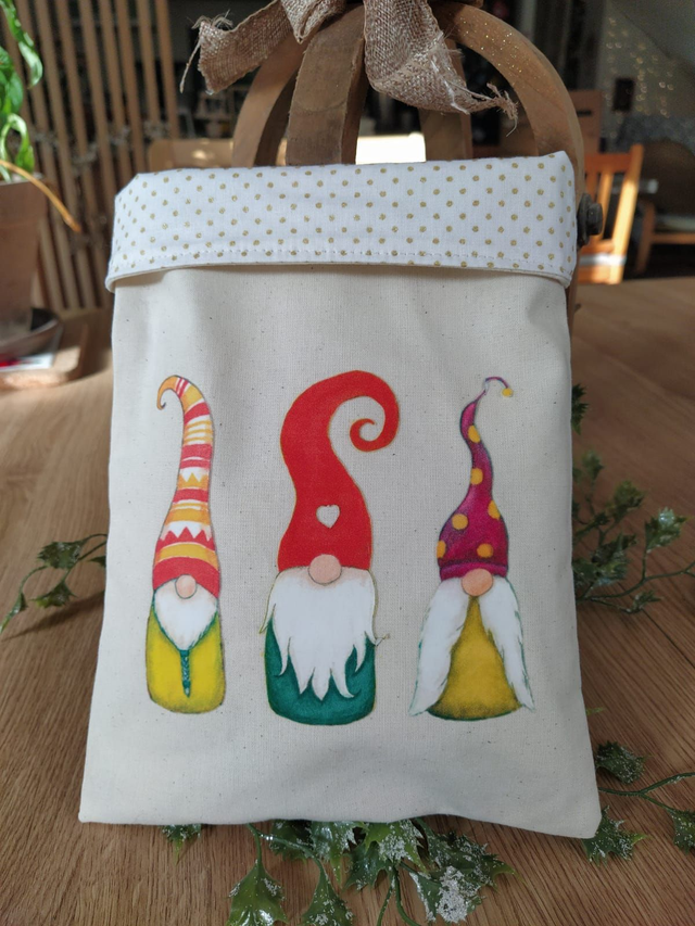 Pochette à livre petit modèle - Lutins