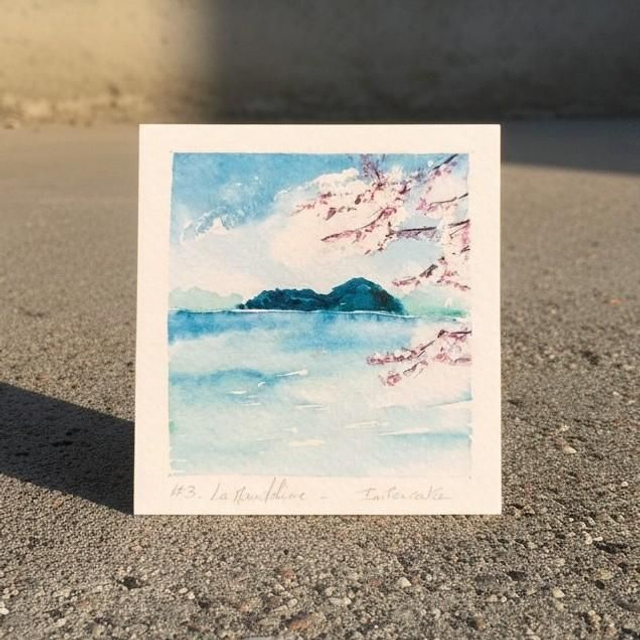 Aquarelle mini - La Mandoline