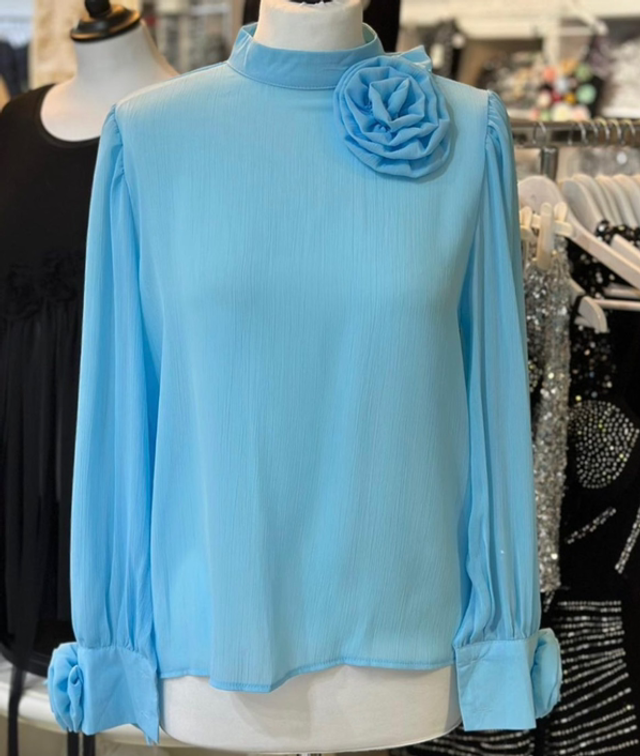 Bluse „Blue Rose“