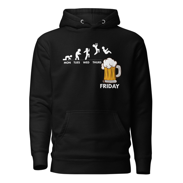 Felpa con cappuccio unisex party friday