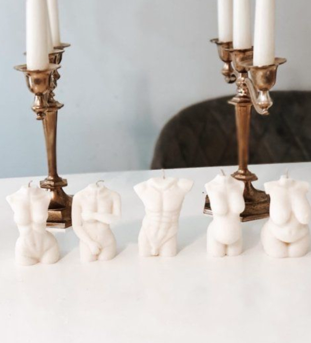 Bougie silhouette/totem