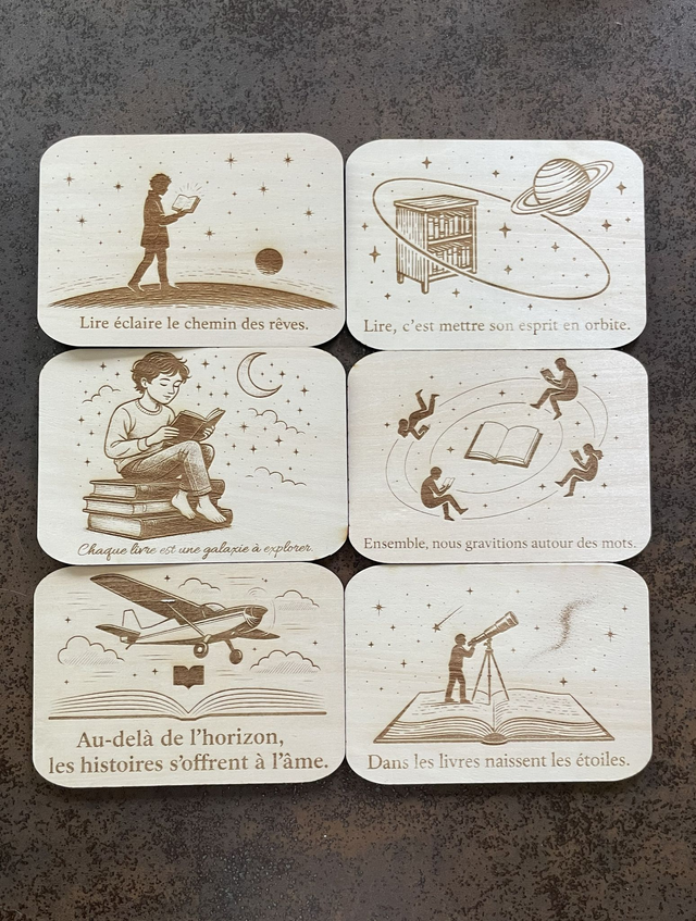 Cartes postales - Lecture