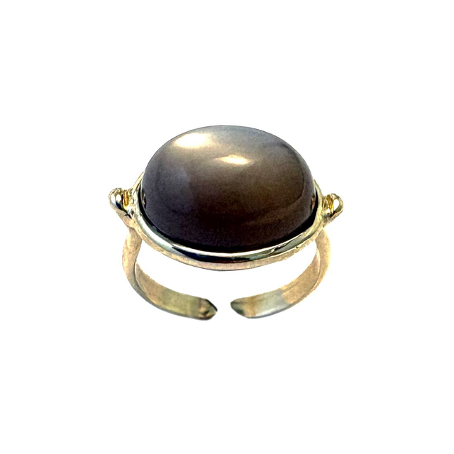 Anelli stile Romano con pietre naturali Indiane