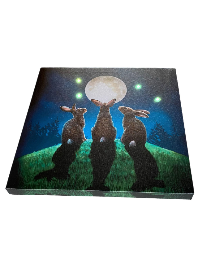 Light Up Canvas - Lisa Parker &quot;Moon Gazers&quot;