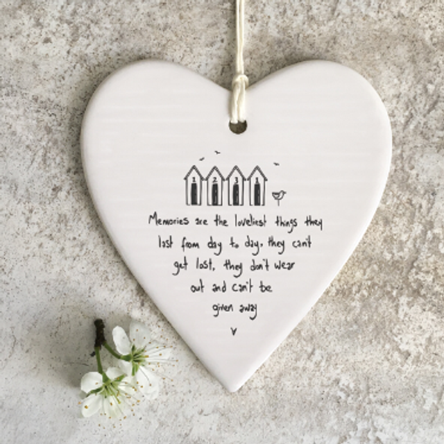 Memories are the loveliest hanging heart