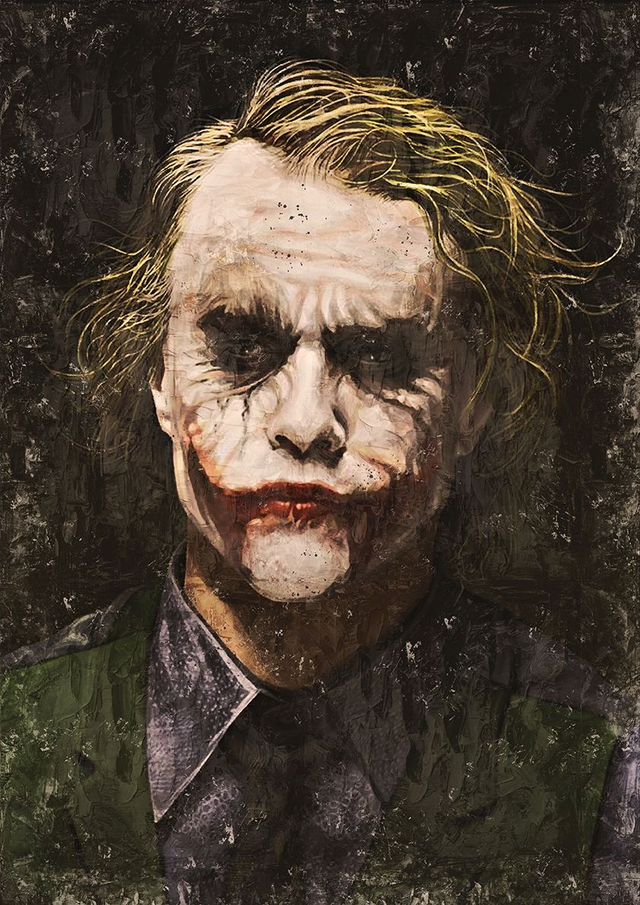 Joker Portrait oil edition 01