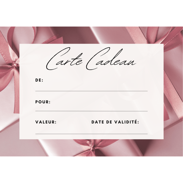 Carte Cadeaux 