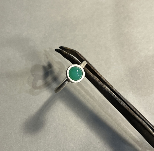 Ring MINIS Chrysopras