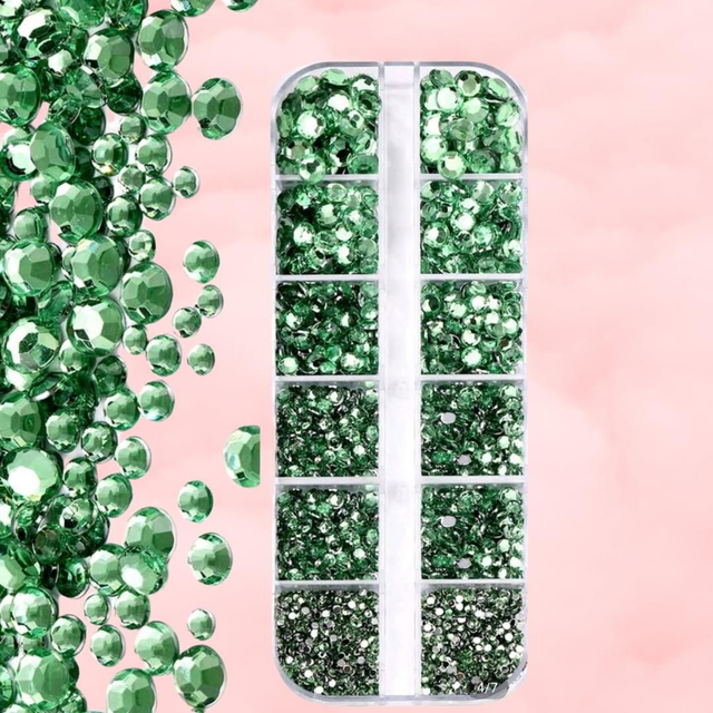 12 Grid Green Gems
