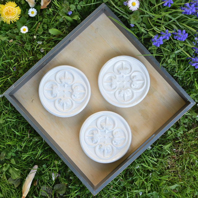 Keramický pivní podtácek Retro