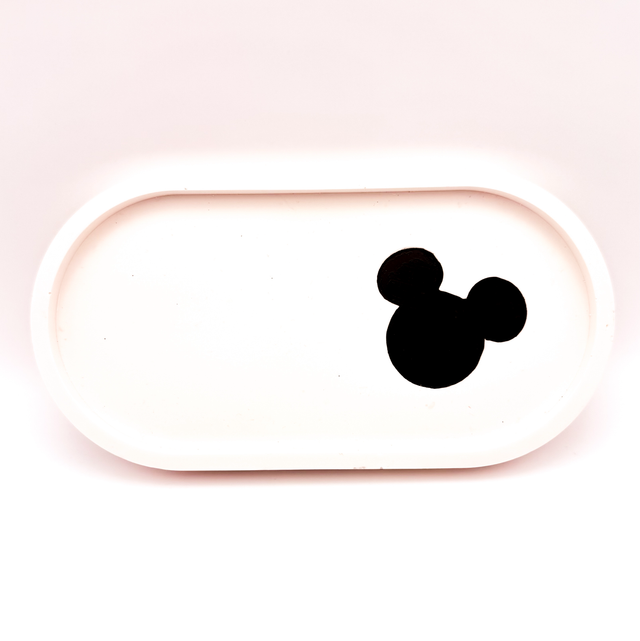 Plateau en jesmonite - inspiration Mickey