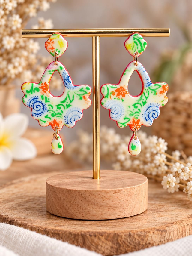 Boucles d'oreilles Mosaïka 