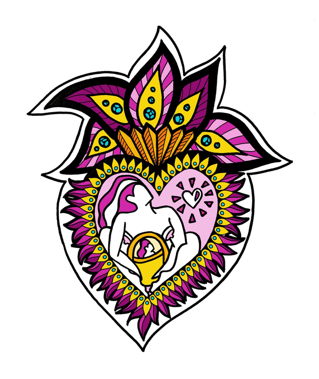 Ex-Voto Nativity sticker