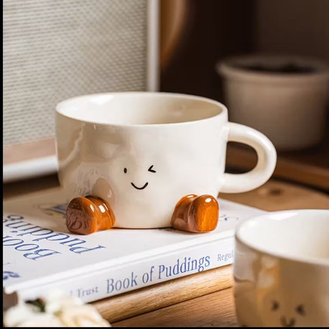 Cute Smiling Face Joyful Mug