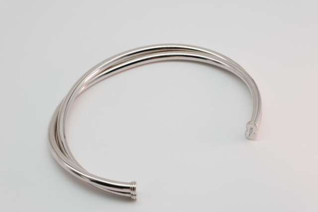 Unshocking choker | Georges RECH | Silver-plated | 70&#039;s