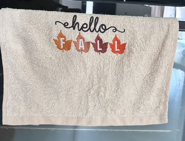Serviette de Cuisine "Hello Fall" 🍁