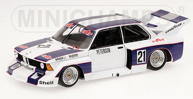 BMW 320i R. Peterson DRM 1977 Team Hat Minichamps 1:18