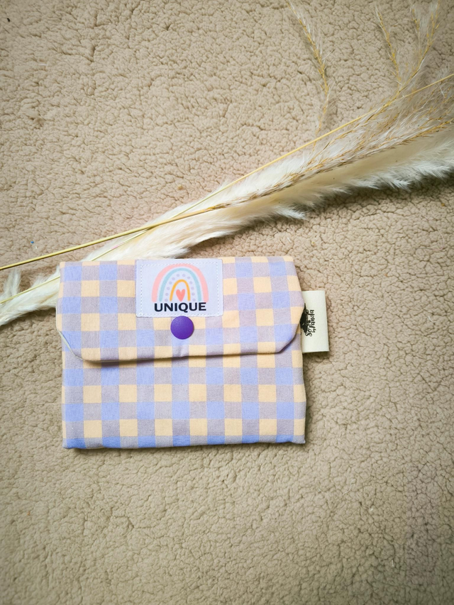 Porte monnaie en vichy