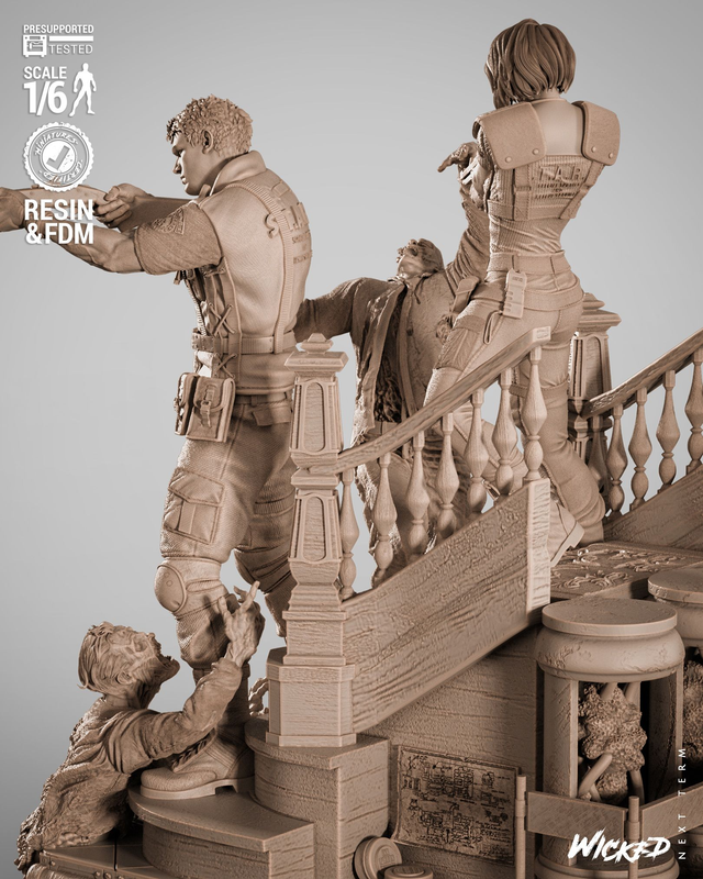 DIORAMA RESIDENT EVIL série gaming