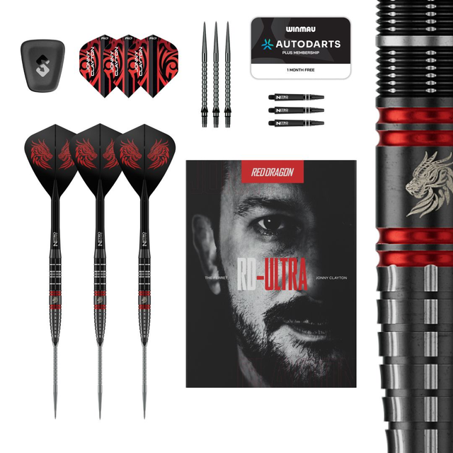 Red Dragon Steeldarts Jonny Clayton RD-Ultra 90% Tungsten Switch Point 22 gr