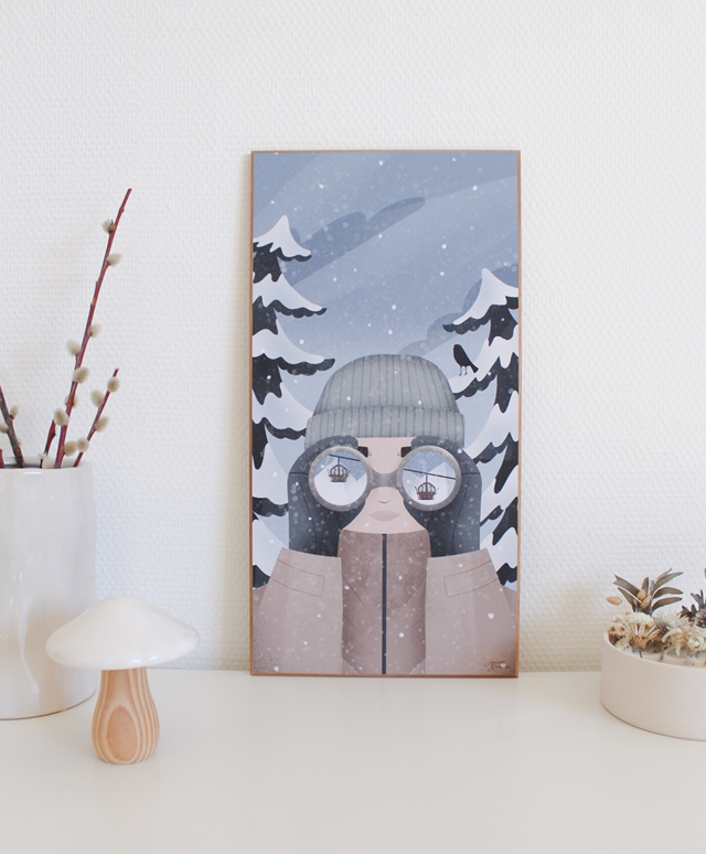 Tableau Explorateur Jour de neige