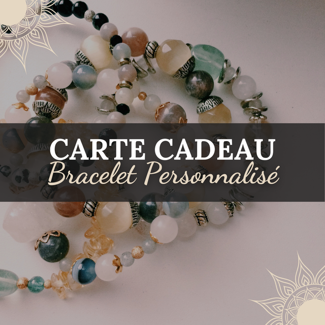 Carte cadeau - Bracelet Personnalisé