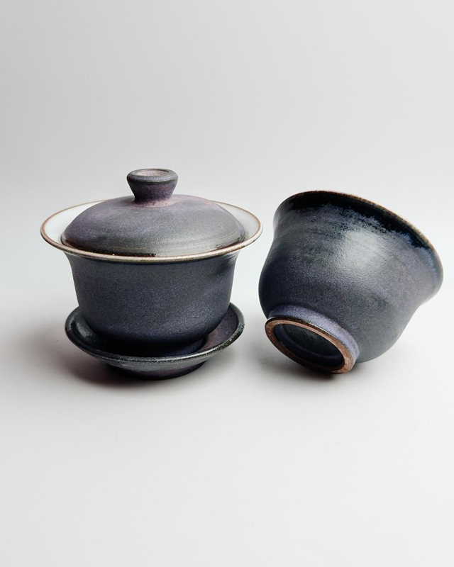 Zestaw gaiwan i czarka "welwet"