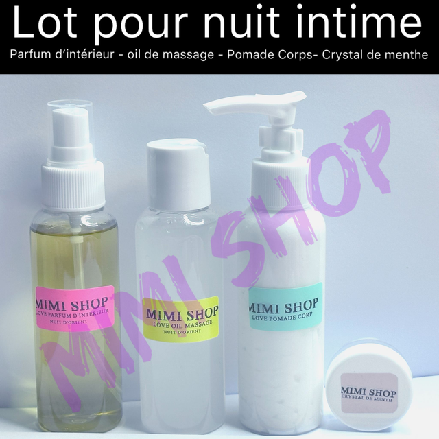 Lot pour nuit intime 