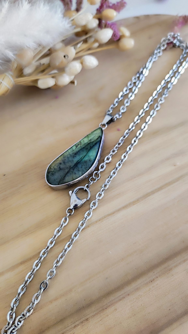Pendentif Homme Labradorite