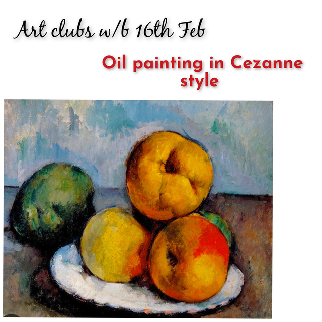 Art club w/b 16th Feb 