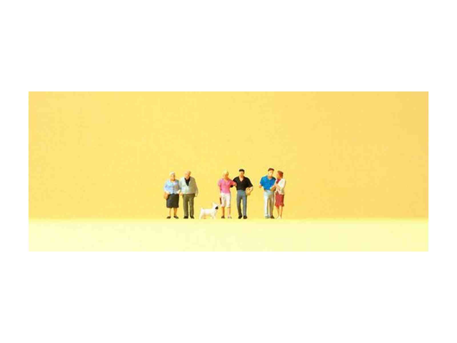 couples et chien Preiser 88555 Z