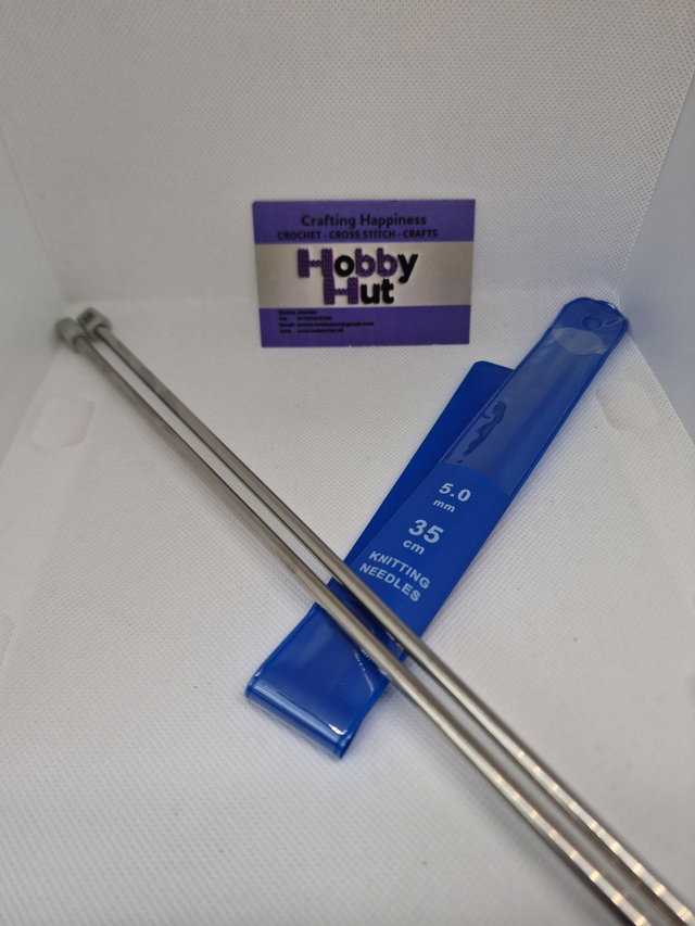 Knitting Needles Size 5.0mm 35cm long