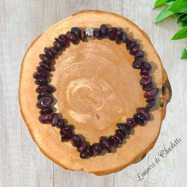 Bracelet "Grenat" - Baroque - BR-401