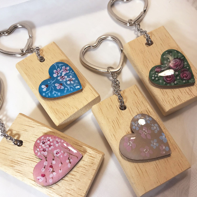 Portachiavi con cuore