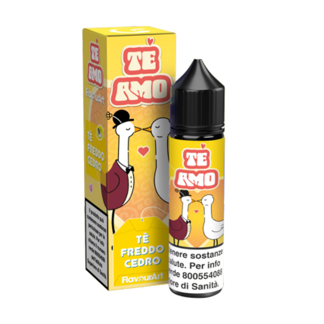 FLAVOURART Te Amo Tè Freddo Cedro SHOT 20/60 20ml EAN8058611839702