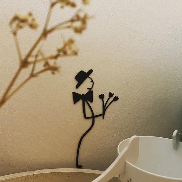 Celui qui offrait des fleurs