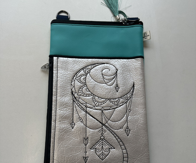 Bag - Large 2 Zips - Moon Dreamcatcher