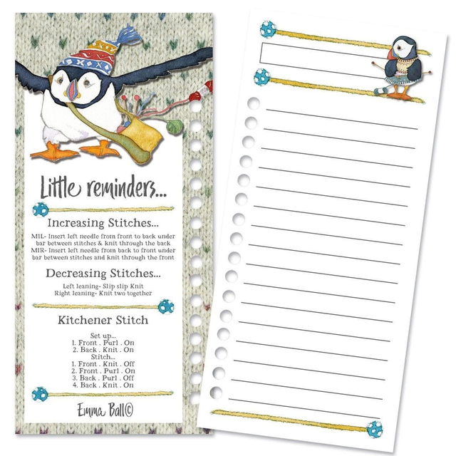 Colour Chart, pack- Woolly Puffins