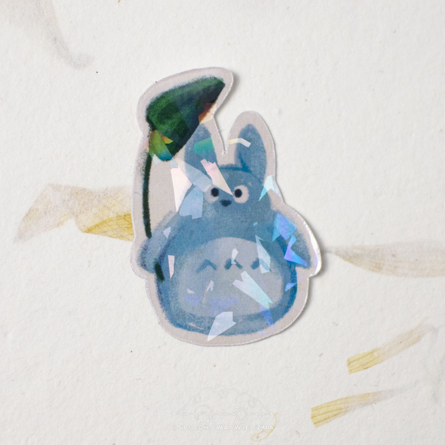 Totoro mały holo | STUDIO GHIBLI